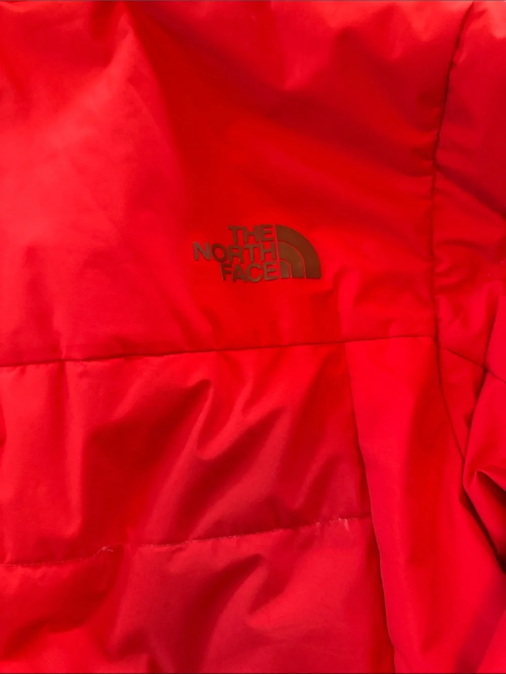 The North Face Men's Bright Red Hooded Down filled Puffer Jacket